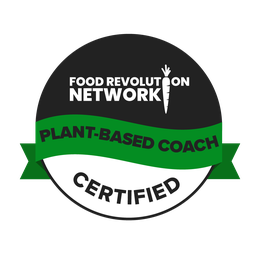 Food Revolution Network Certified Plant-Based Coach badge
